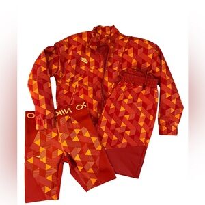 Serena Williams x Nike pro geo track suit and bike shorts nwot small lot